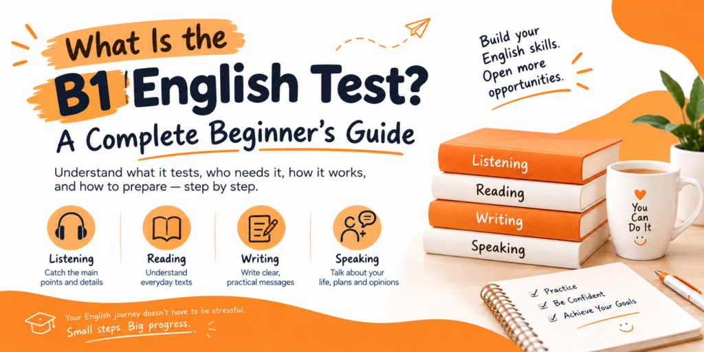 B1 English Test Guide Banner